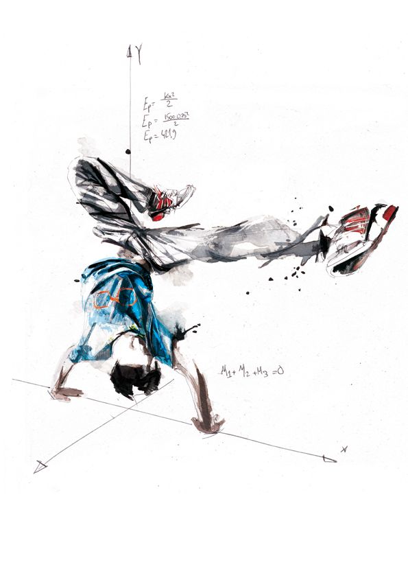 Breakdancer Drawing Image