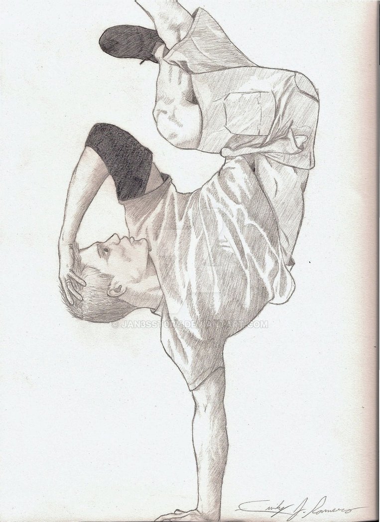Breakdancer Drawing Realistic