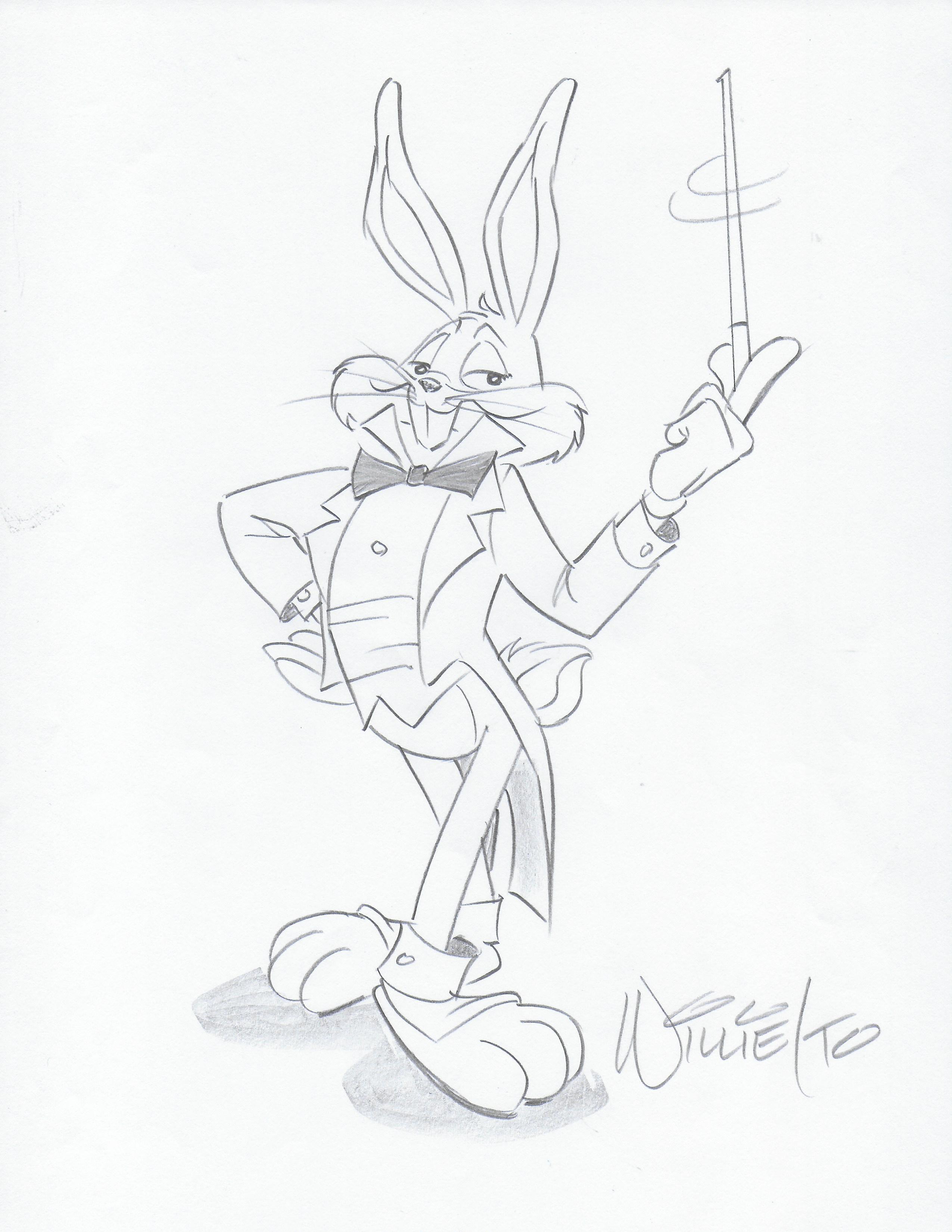 Bugs Bunny Drawing Beautiful Image
