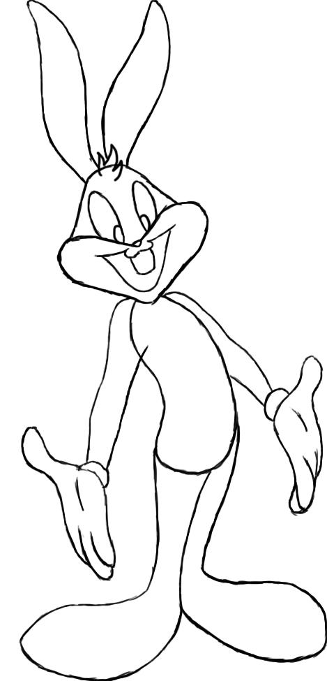 Bugs Bunny Drawing High-Quality