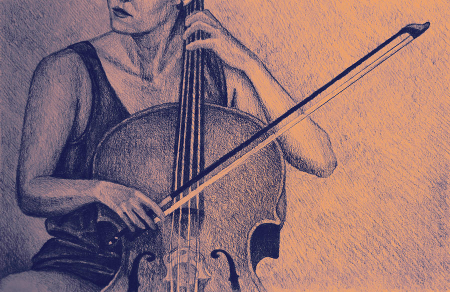 Cello Drawing Amazing