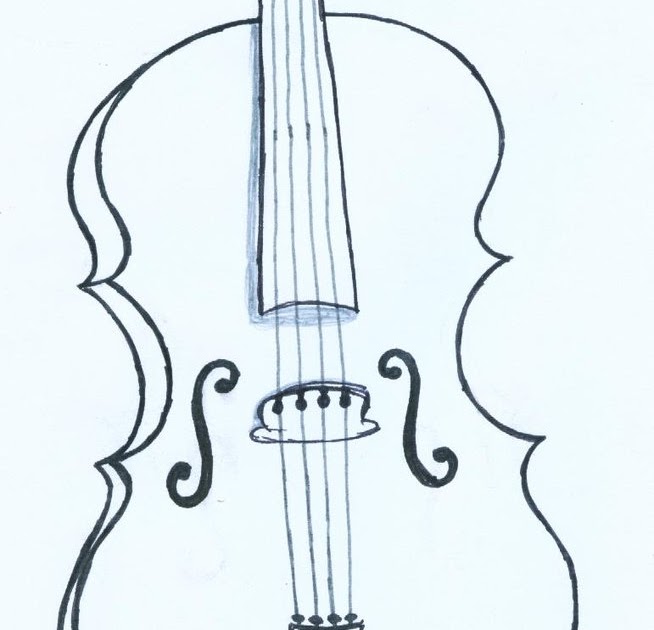 Cello Drawing Photo