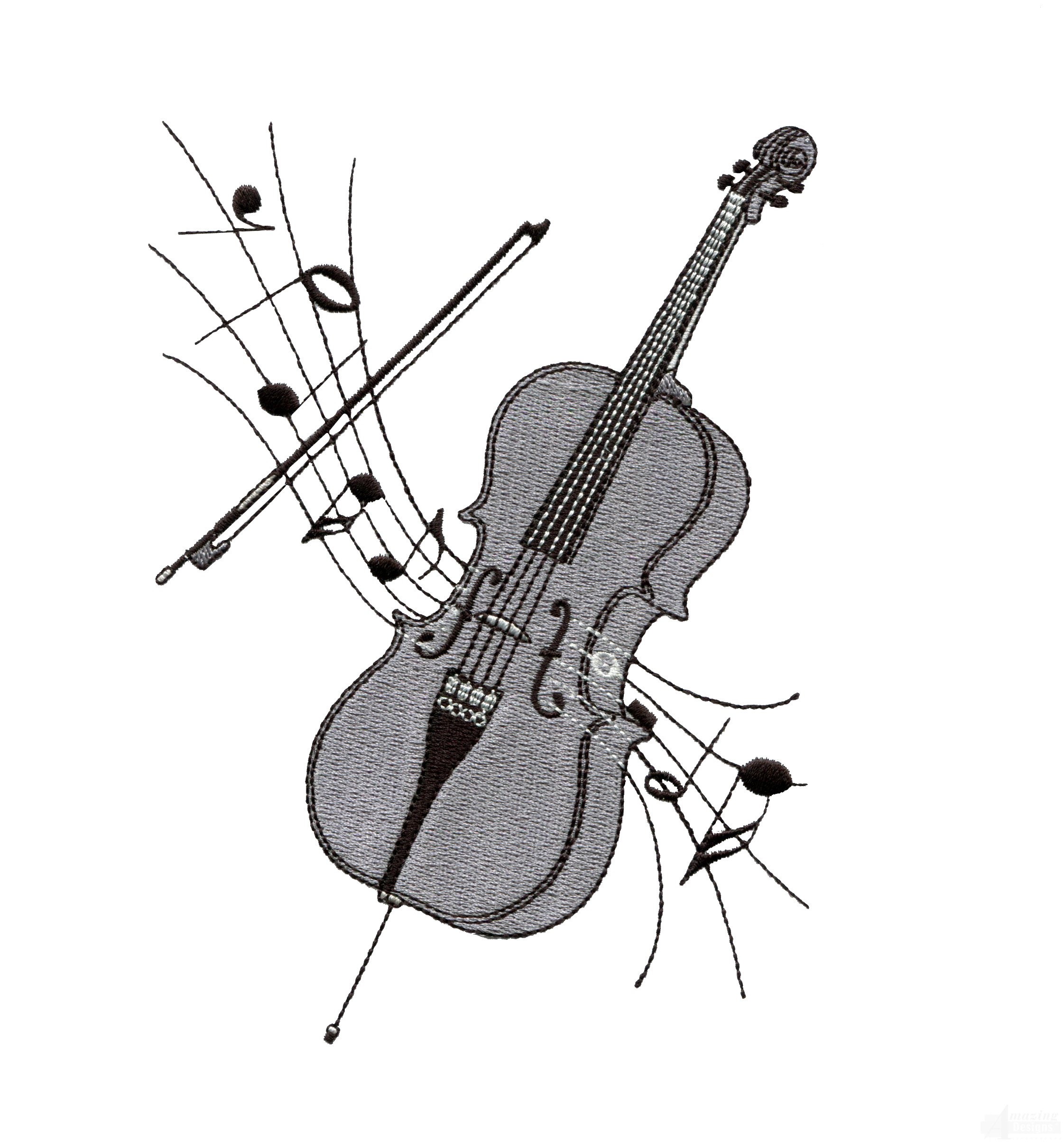Cello Drawing Realistic