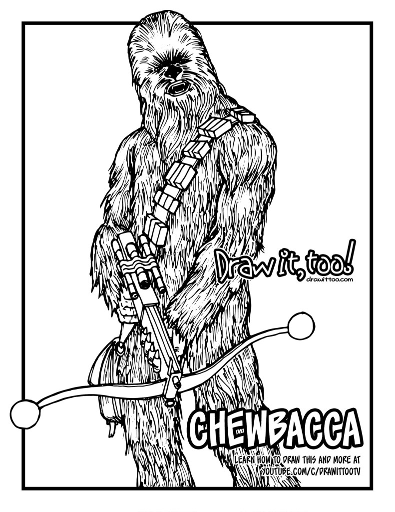 Chewbacca Drawing Art