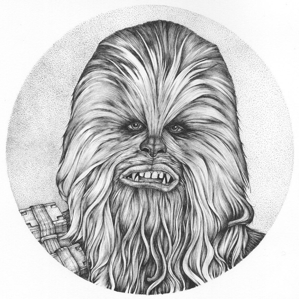 Chewbacca Drawing Image