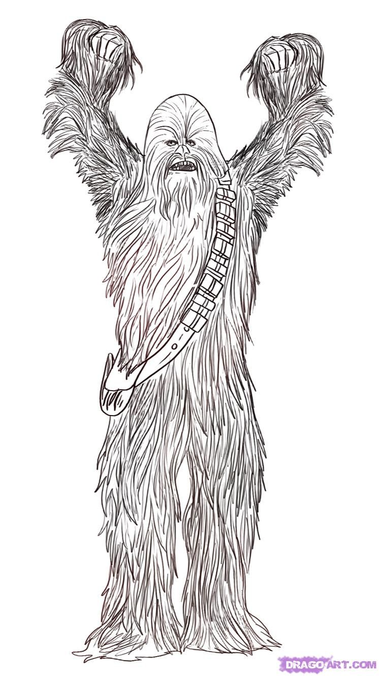 Chewbacca Drawing Pics
