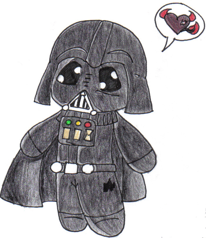 Chibi Darth Vader Drawing