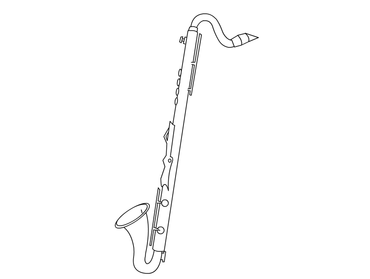 Clarinet Drawing Picture