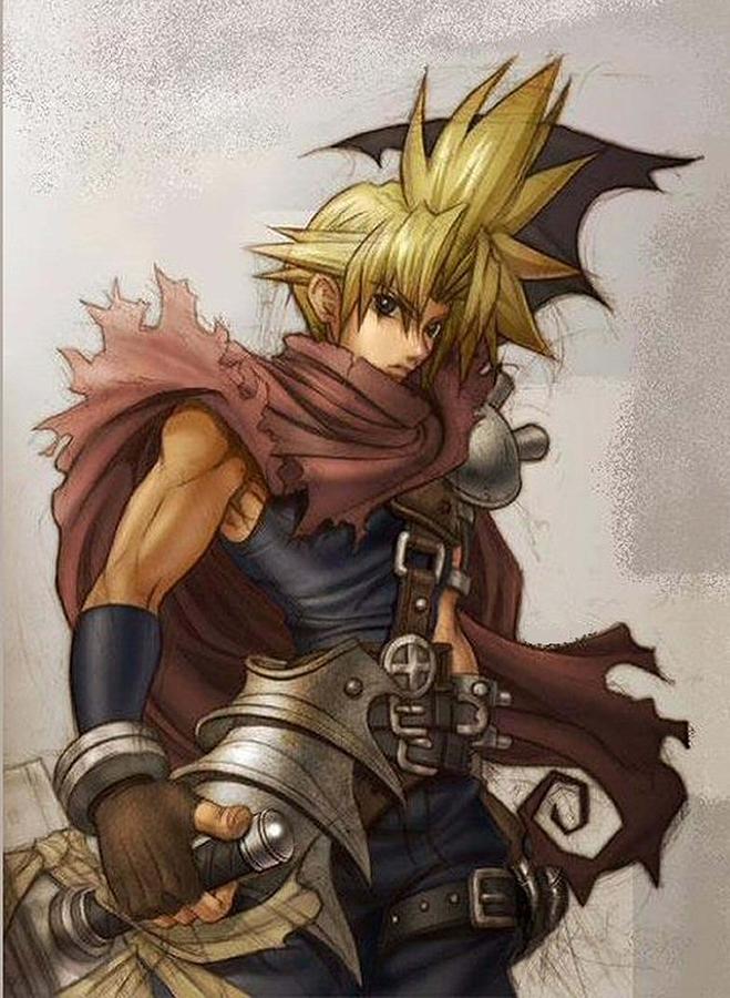 Cloud Strife Drawing Realistic