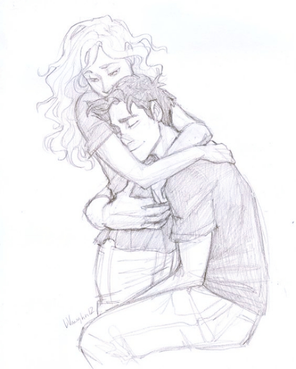 Couple Hugging Drawing Images Drawing Skill 