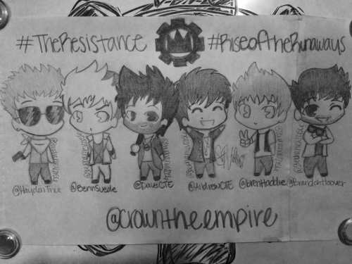 Crown The Empire Drawing Pic