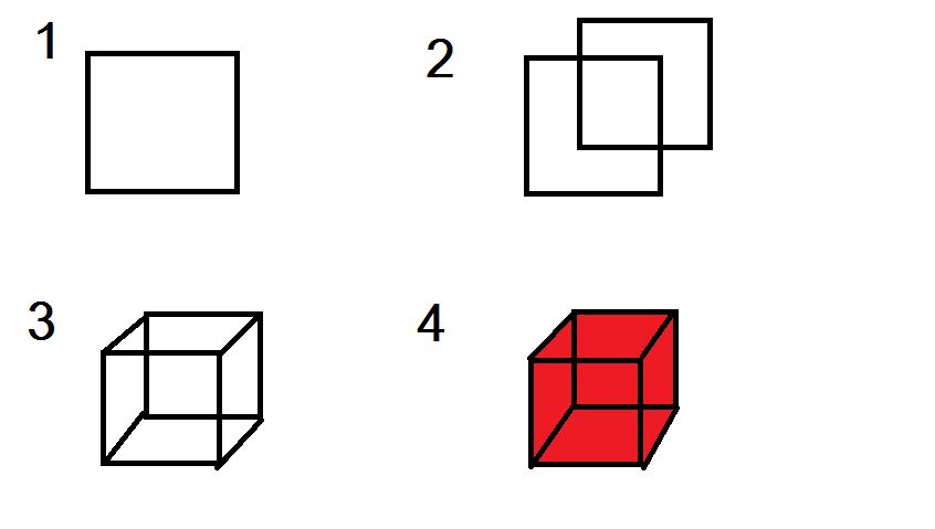 Cube Drawing Amazing