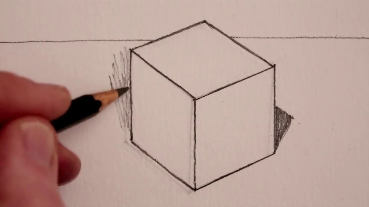 Cube Drawing Pictures