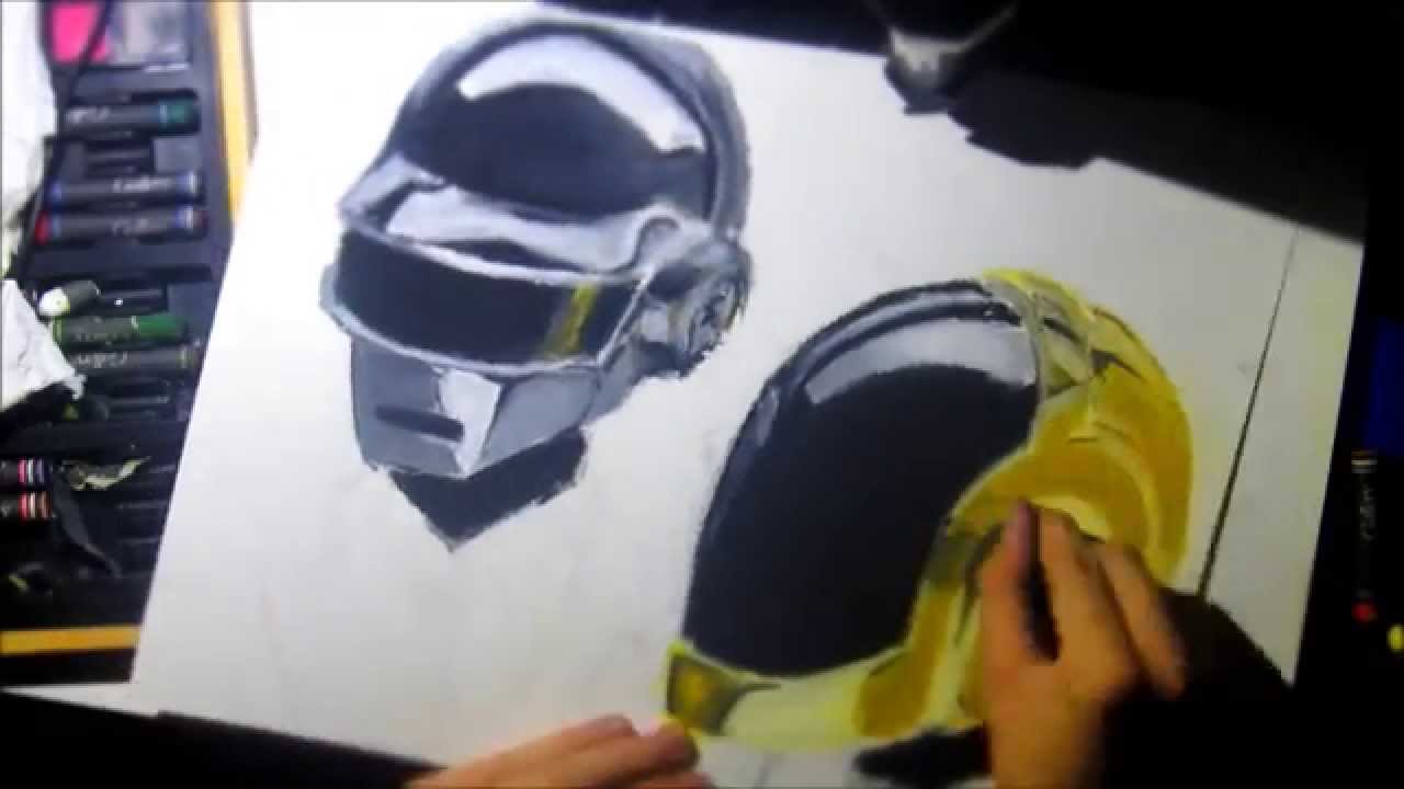 Daft Punk Drawing Sketch