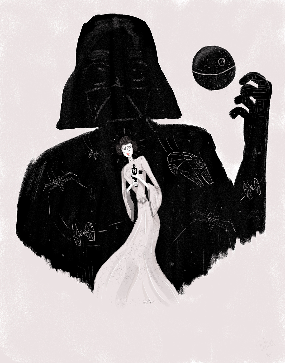 Dark Side Drawing Image