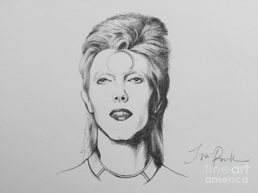 David Bowie Drawing Art
