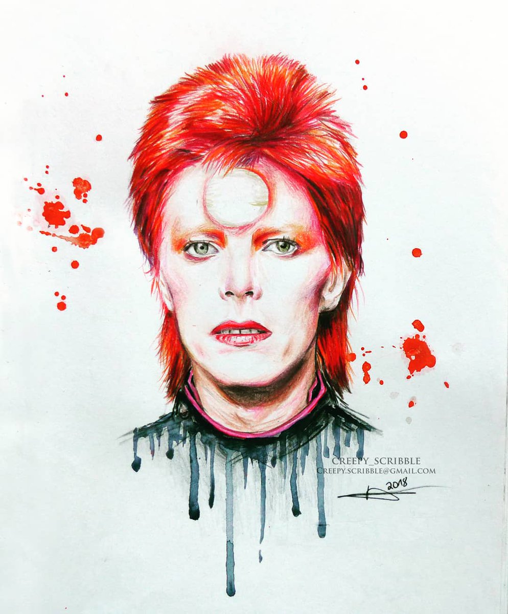 David Bowie Drawing Best