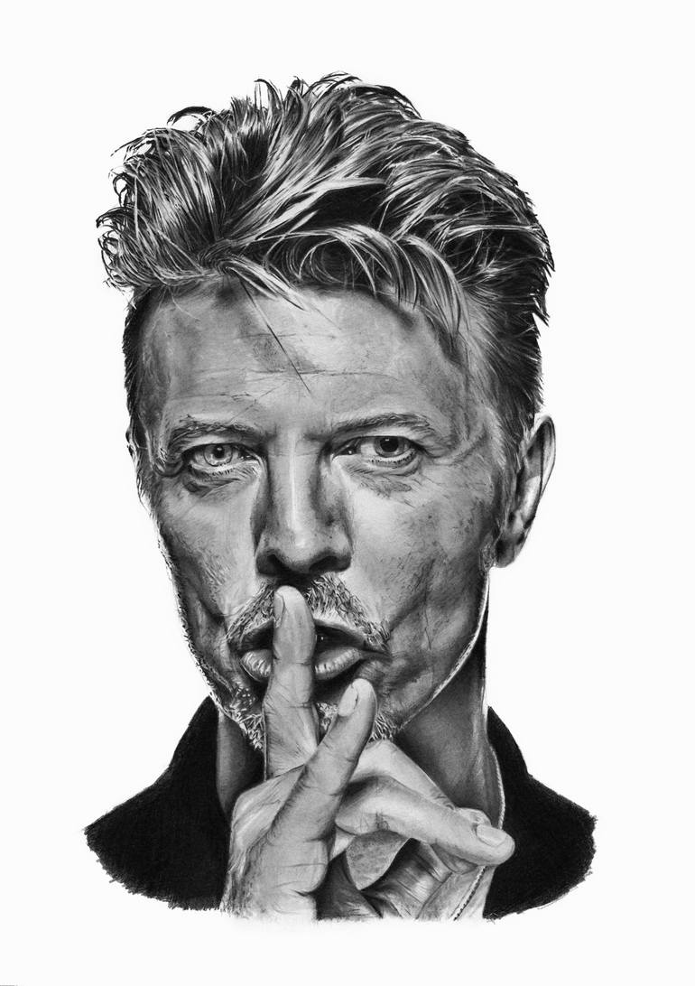 David Bowie Drawing Photo