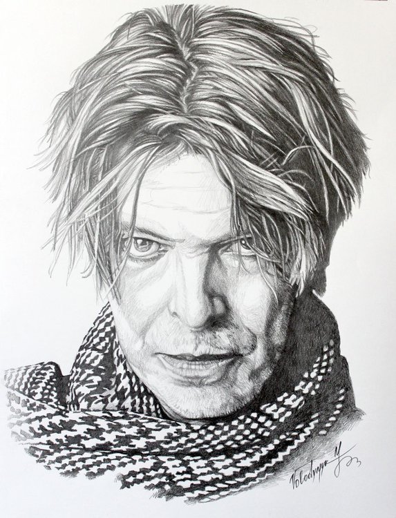 David Bowie Drawing Pics