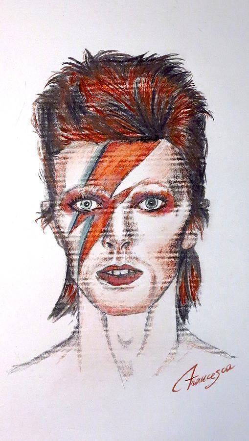 David Bowie Drawing Realistic