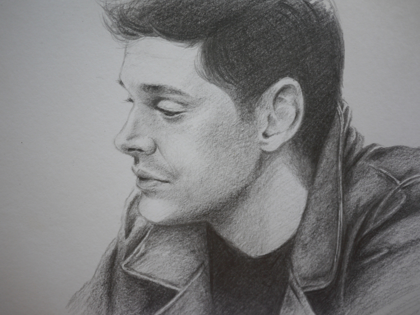 Dean Winchester Drawing Beautiful Art