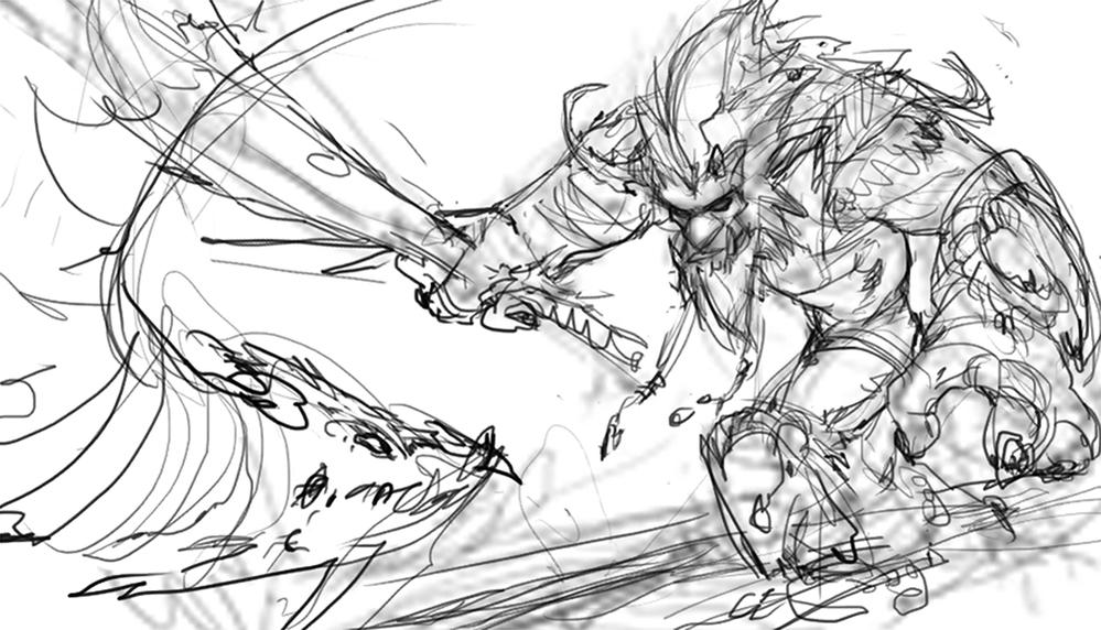 Dragon Slayer Drawing Pics
