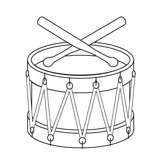 Drum Drawing Pic