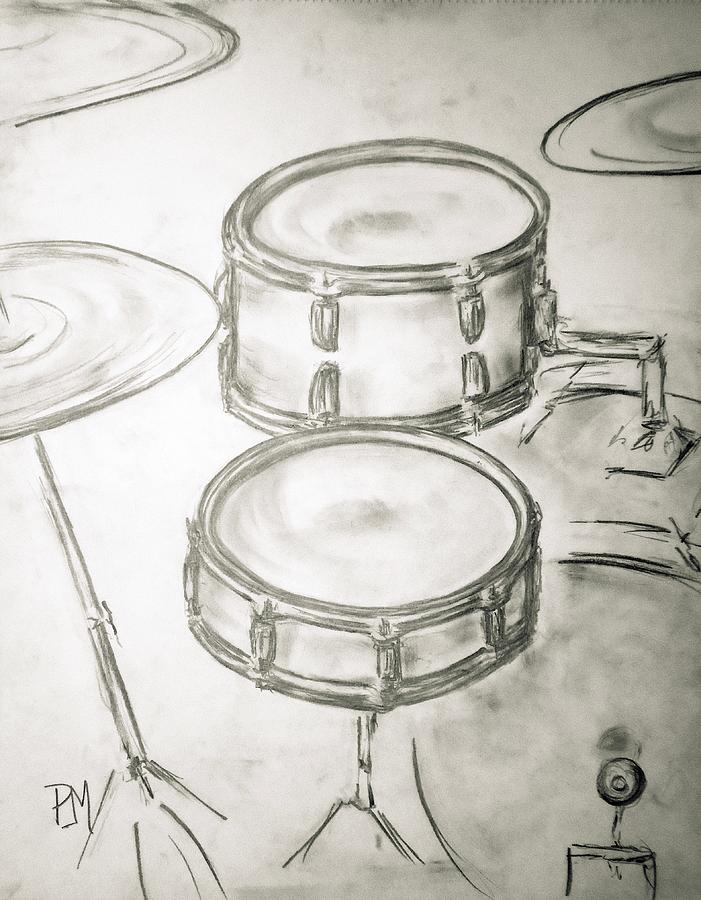 Drum Drawing Pics