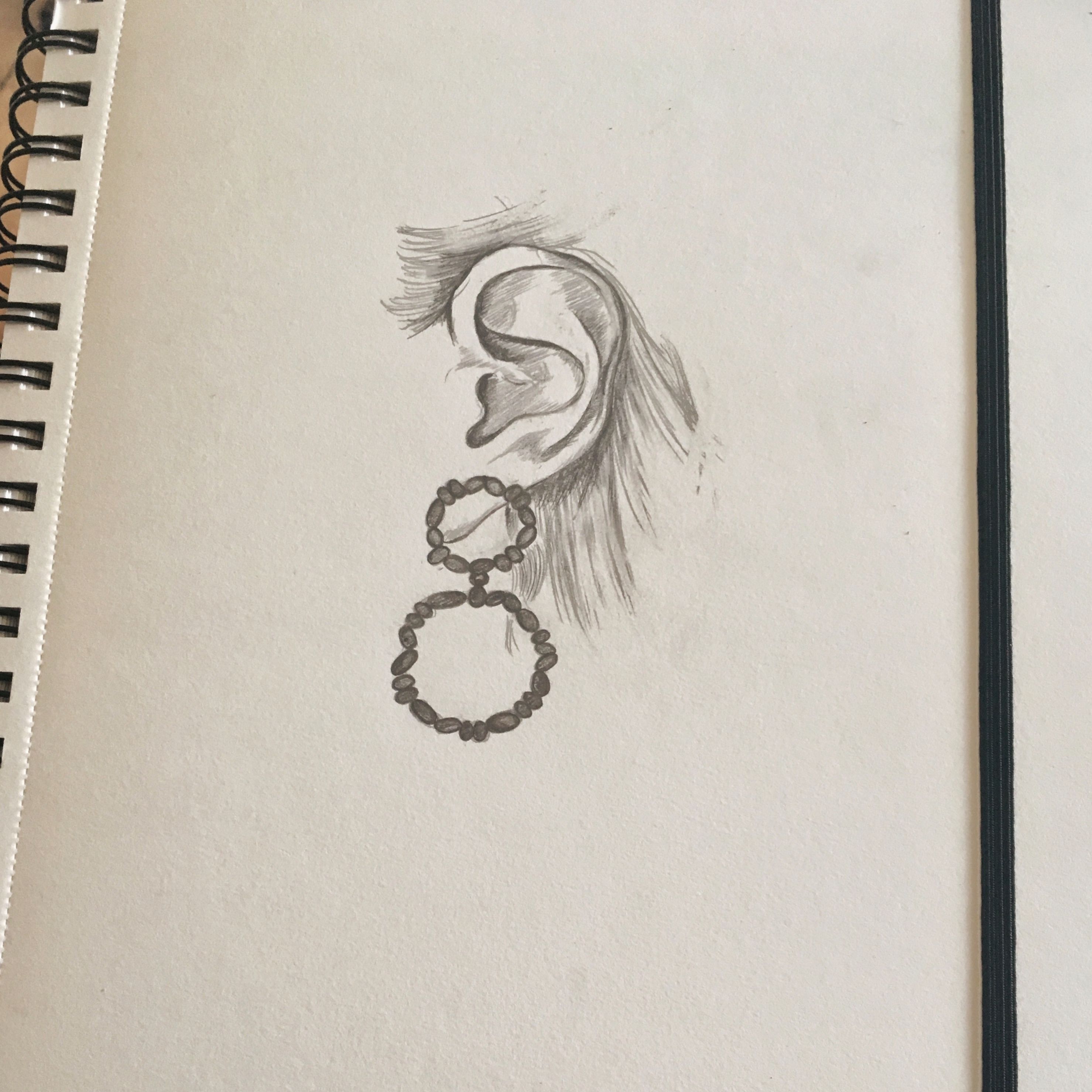 Earring Drawing Photo