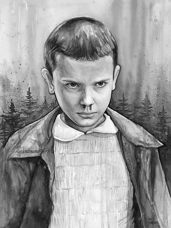 Eleven Stranger Things Drawing Image