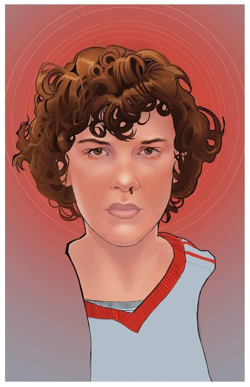 Eleven Stranger Things Drawing