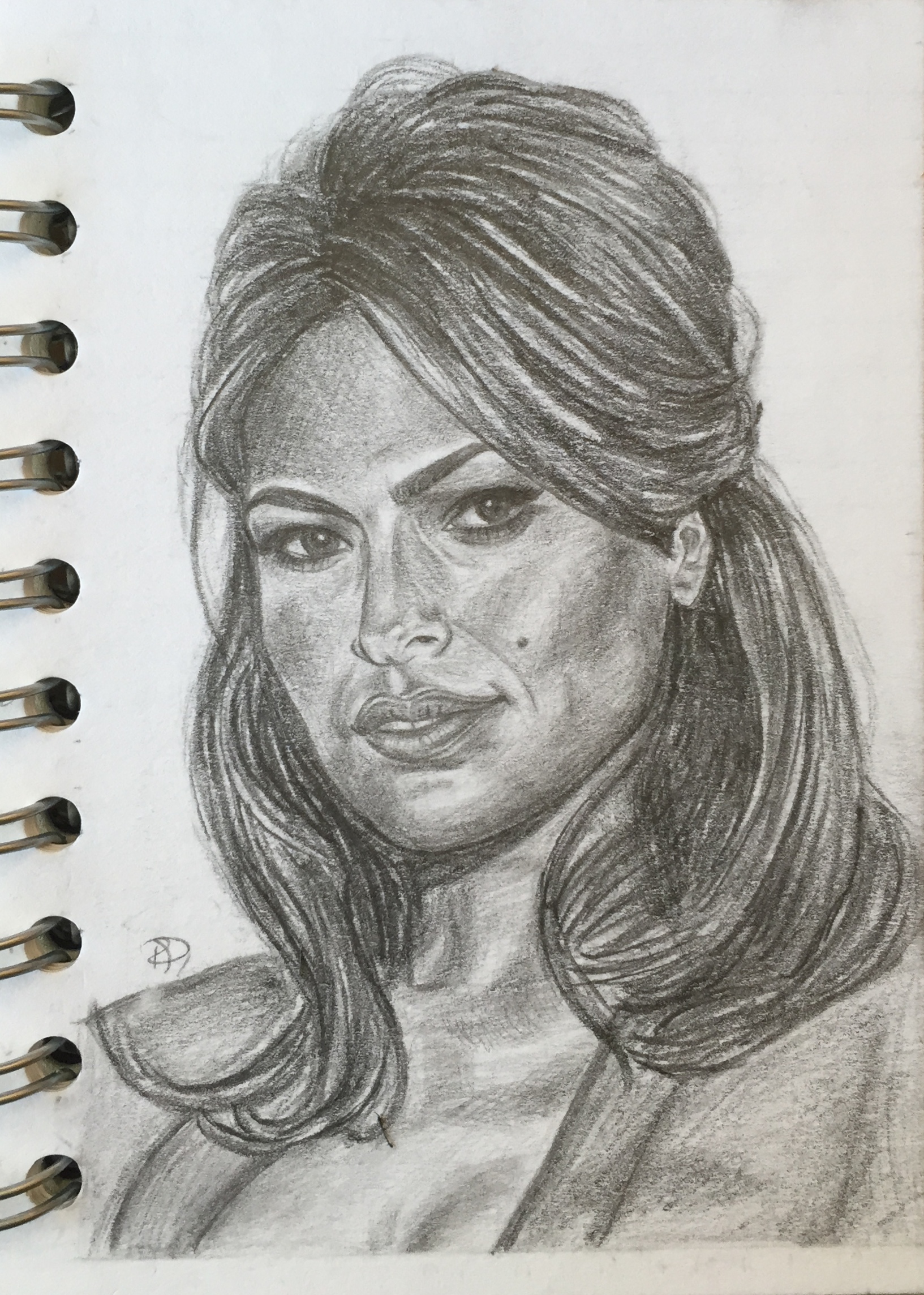 Eva Mendes Drawing High-Quality