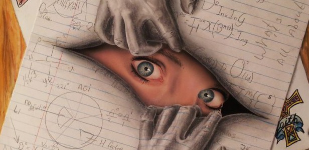 Eye Illusion Drawing Sketch