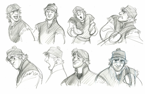 Frozen Kristoff Drawing Pictures