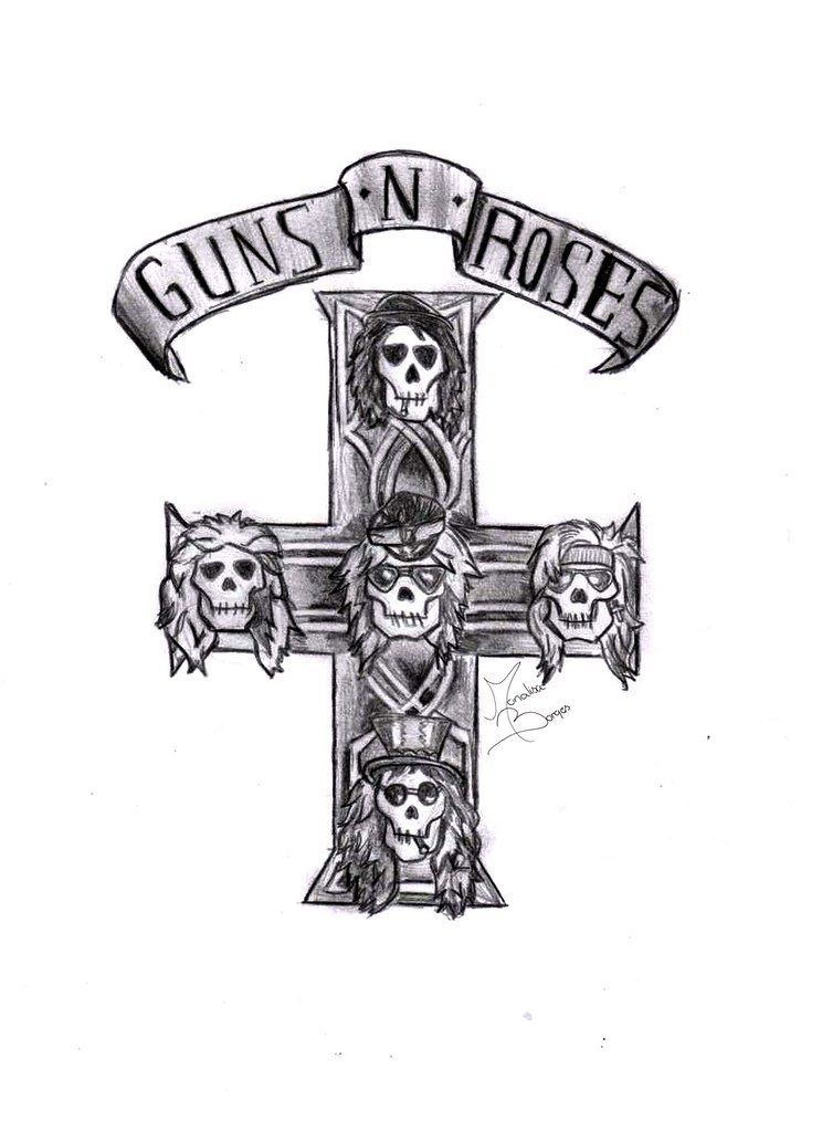 Guns N Roses Art Drawing