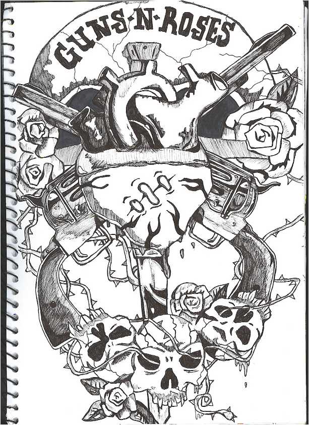Guns N Roses Drawing Pic