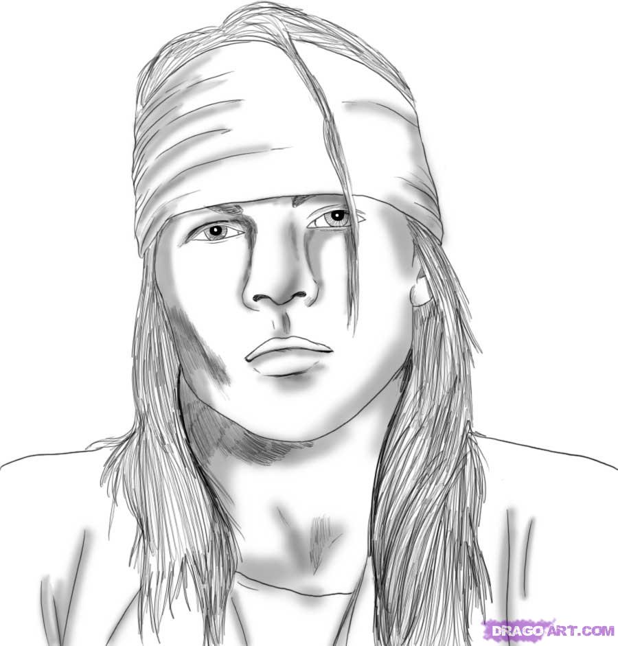 Guns N Roses Drawing Sketch
