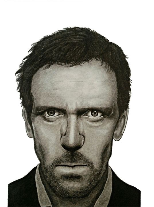 Hugh Laurie Drawing Photo