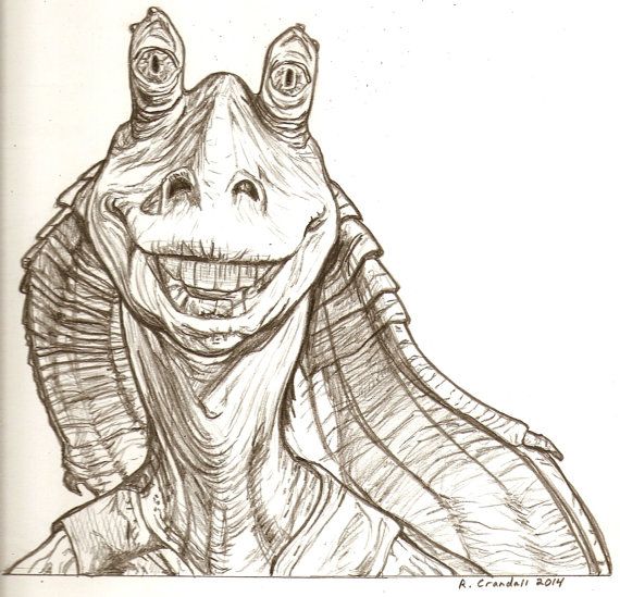 Jar Jar Binks Drawing Picture