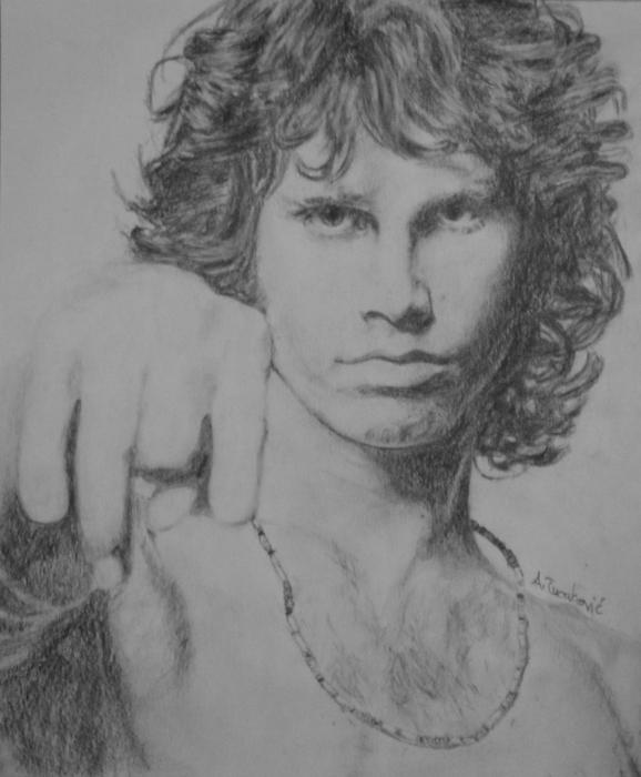 Jim Morrison Drawing Creative Art