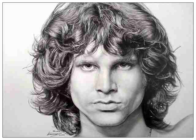 Jim Morrison Drawing Images