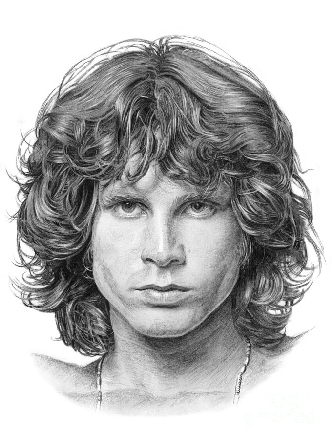 Jim Morrison Drawing Pictures