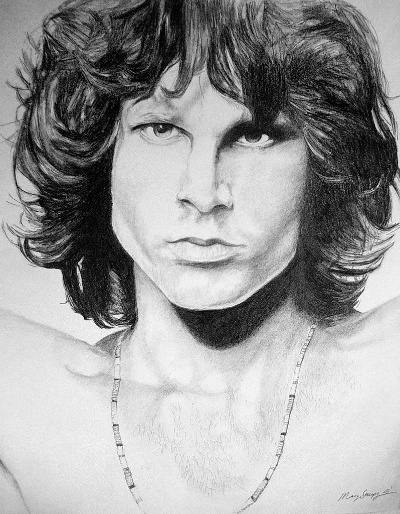 Jim Morrison Drawing Sketch