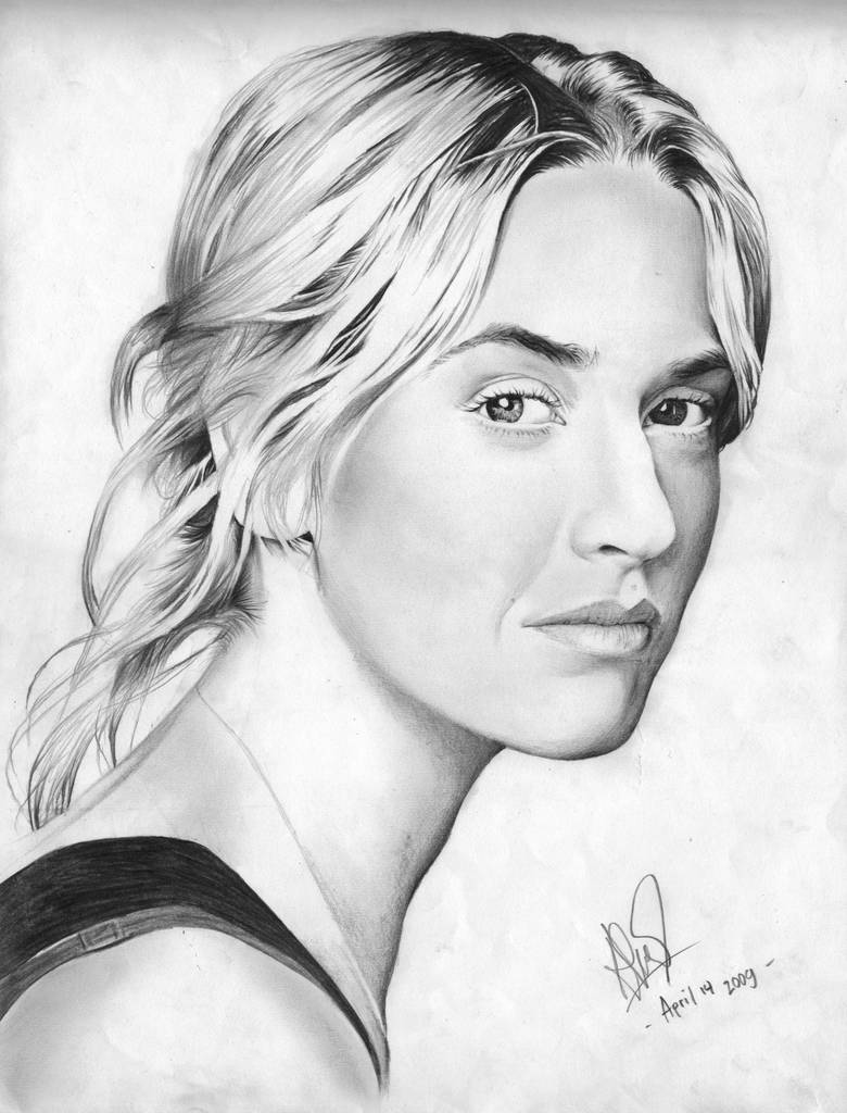 Kate Winslet Drawing Amazing