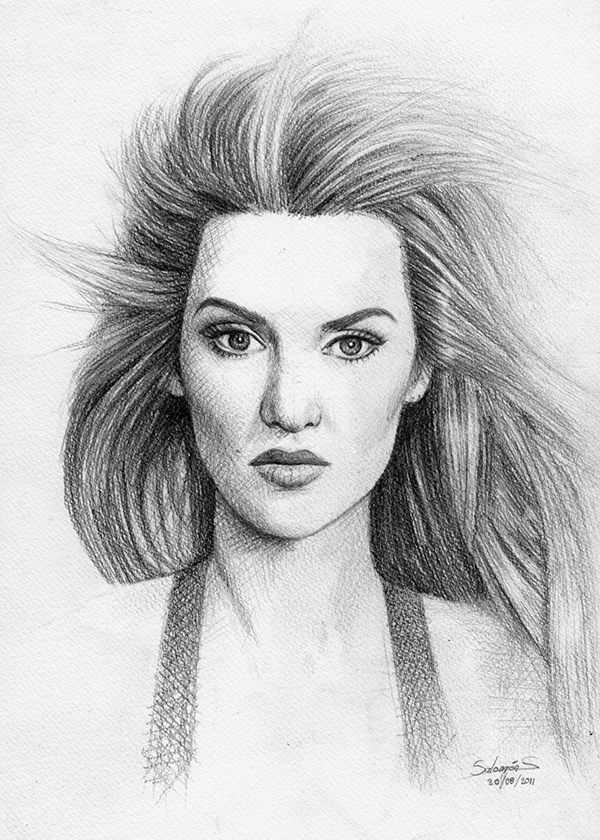 Kate Winslet Drawing Pic