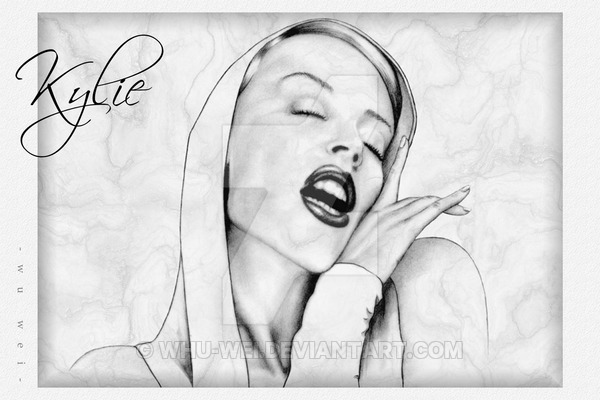 Kylie Minogue Drawing Amazing