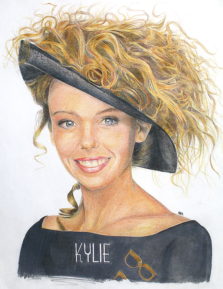 Kylie Minogue Drawing Sketch
