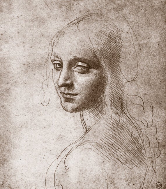 Leonardo Da Vinci Woman Drawing Best