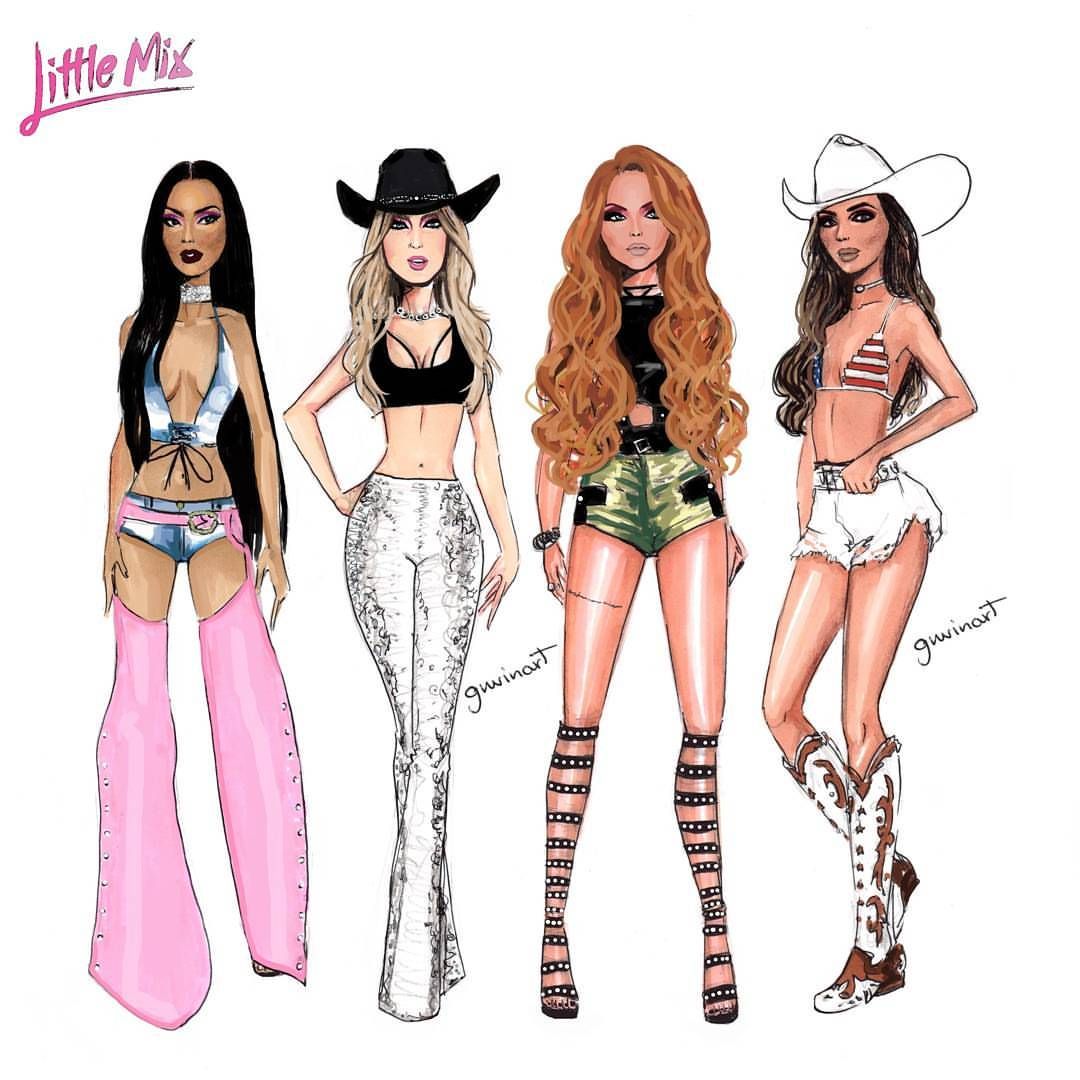 Little Mix Drawing Pic