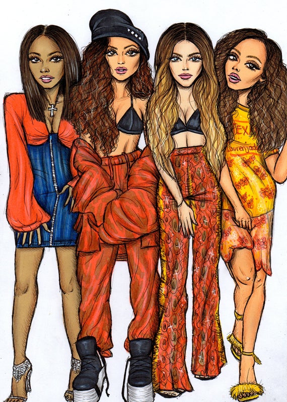 Little Mix Drawing Realistic